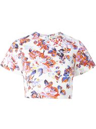 'Bree' floral crop top Mary Katrantzou