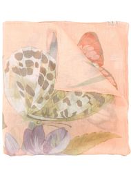 шарф с цветочным принтом  Salvatore Ferragamo