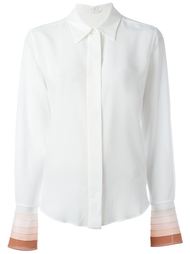 рубашка с контрастными манжетами Chloé