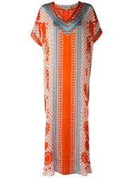 'Tishka' printed kaftan Temperley London