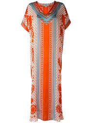 'Tishka' printed kaftan Temperley London