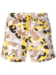 camouflage swim shorts Moncler