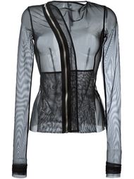 sheer zipped jacket Rick Owens Lilies