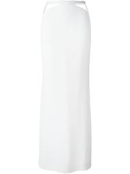 sheer back dress Balmain