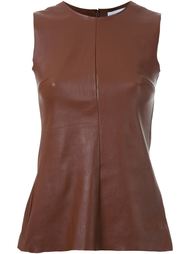stretch leather tank top Scanlan Theodore