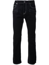 stitched straight leg jeans Loveless