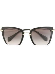 oversized sunglasses Miu Miu