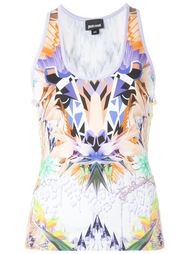 топ с принтом  Just Cavalli