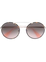 round frame sunglasses Prada