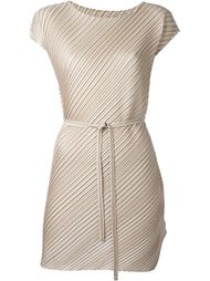 короткое платье с гофрированным дизайном  Pleats Please By Issey Miyake