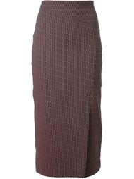 spot double weave skirt Scanlan Theodore