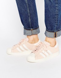 Розовые кроссовки в стиле 80-х adidas Originals Superstar