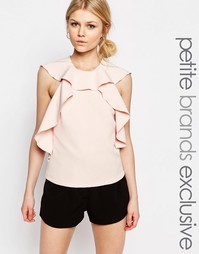 Топ без рукавов с оборками Alter Petite - Blush
