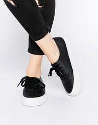 Кроссовки на шнуровке ASOS DIXIE - Черный