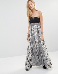 Платье макси Free People Women Of The Water - Черный