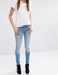 Джинсы скинни с классической талией Levi's 711 - Голубой Levi's®