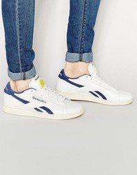 Белые кроссовки Reebok NPC UK Tennis Ball Pack V67565 - Белый