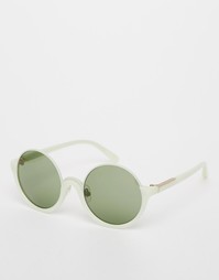 Круглые солнцезащитные очки Linda Farrow For Phillip Lim - Зеленый