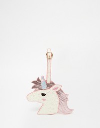 Багажная бирка с единорогом и блестками Skinnydip - Мульти