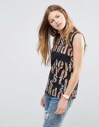 Stussy Jungle City Muscle Vest - Черный