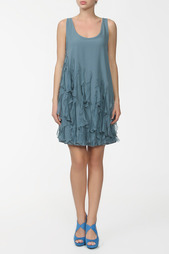 Платье с волнами Galliano