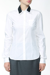 Рубашка с отделкой Jil Sander