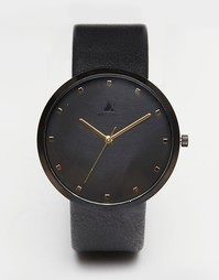 Черные часы с золотой отделкой ASOS - Черный