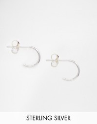 Серебряные серьги-кольца ASOS - Покрытие серебром