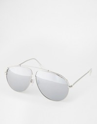 Солнцезащитные очки‑авиаторы Pieces - Серебряный