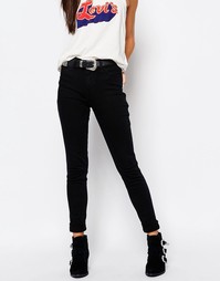 Джинсы скинни с завышенной талией Levis Line 8 Ringer - Черный