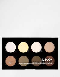 Палитра Highlight &amp; Contour Pro от NYX - Палитра Pro