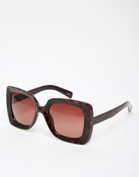 Большие солнцезащитные очки в квадратной оправе в стиле 70-х ASOS