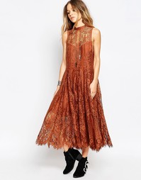 Платье Free People Angel Rays - Медный