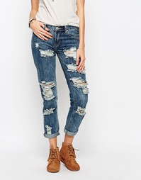 Рваные джинсы Glamorous - Умеренный синий
