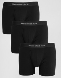 3 пары боксеров-брифов Abercrombie &amp; Fitch - Черный