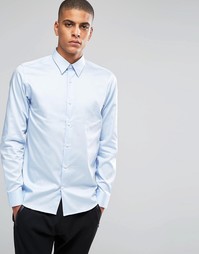 Строгая рубашка слим из египетского хлопка Selected Homme