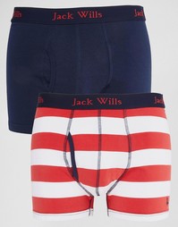 Комплект из 2 пар боксеров-брифов Jack Wills Chetwood - Красный