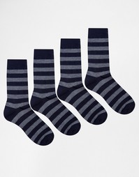 4 пары носков Jack &amp; Jones - Синий
