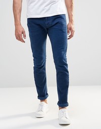 Синие эластичные джинсы скинни Diesel Jeans Tepphar 850Y - Синий