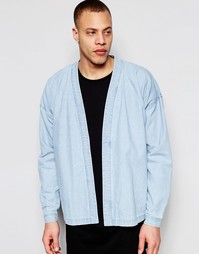 Выбеленное джинсовое кимоно ASOS - Выбеленный