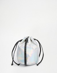 Мини-сумка даффл цвета металлик ASOS - Hologram