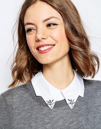 Воротник с уголками ASOS - Белый