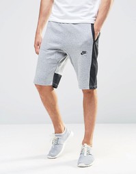 Серые трикотажные шорты Nike 727363-063 - Серый