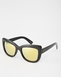 Массивные солнцезащитные очки кошачий глаз Quay Australia