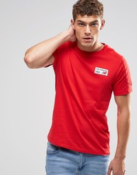 Красная футболка с логотипом New Balance EMT61743 - Красный