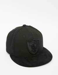 Кепка New Era 59Fifty Oakland Raiders Poly Tone - Черный