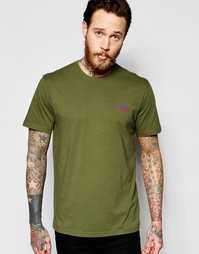Оливковая эксклюзивная футболка с логотипом гор Penfield - Оливковый