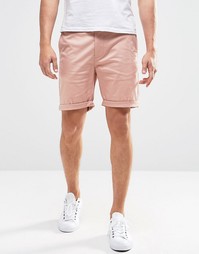 Розовые узкие шорты чиносы ASOS