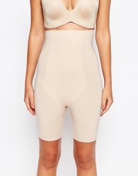 Моделирующие шорты с завышенной талией Spanx Thinstincts - Soft nude