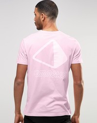 Футболка свободного кроя ASOS Amnesia Ibiza - Prism pink